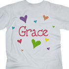 She's All Heart Personalized Youth T-Shirt